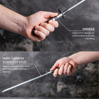 Professional High Carbon Steel Kitchen Knives (Multiple Variants), by Nuovva