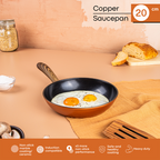 Copper Induction Non-Stick Frying Pan - (Multiple Sizes) by Nuovva