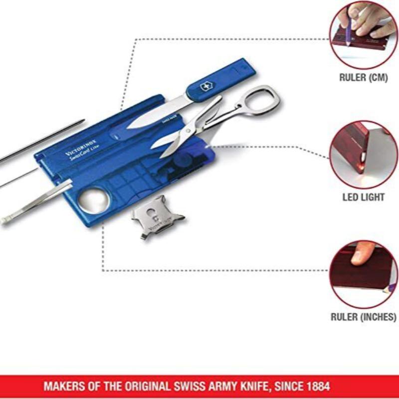 Victorinox Swiss Card Lite | Swiss Made Pocket Tool | 13 Functions - DPC