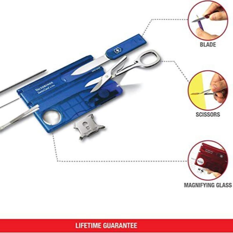 Victorinox Swiss Card Lite | Swiss Made Pocket Tool | 13 Functions - DPC