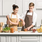 Kitchen Knife Set with Rotating Block 7-Piece Set (Multiple Colours) by Nuovva